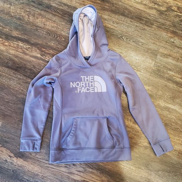 The North Face Tops - The North Face Size XS Lavender Hoodie Sweatshirt